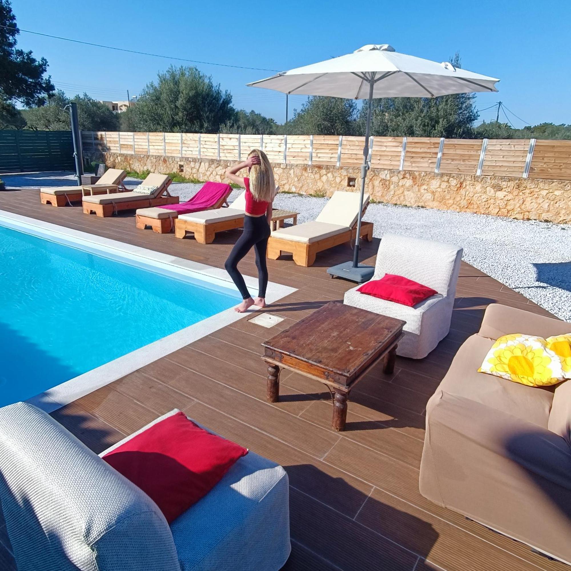Drosoula Villa 3Bdr Private Swimming Pool Хорафакия Экстерьер фото